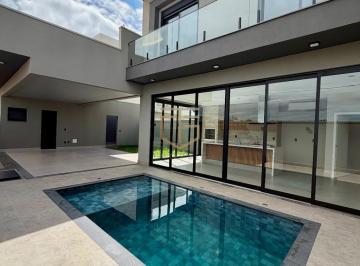 Casa · 261m² · 3 Quartos · 4 Vagas · Casa à venda em Paulínia, Parque Brasil 500, com 3 suítes, com 261 m², Santorini Residencial Club