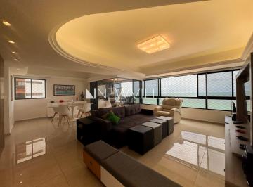 Apartamento · 155m² · 4 Quartos · 2 Vagas · Apartamento para alugar no Edf. Verde Mar, em Boa Viagem – 155m², 4 quartos (2 suítes), frente mar |