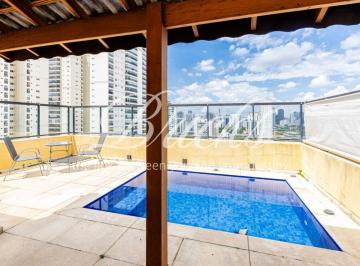 Apartamento · 215m² · 3 Quartos · 3 Vagas · COBERTURA A VENDA NO BROOKLIN - JUNTO AO BOSQUE
