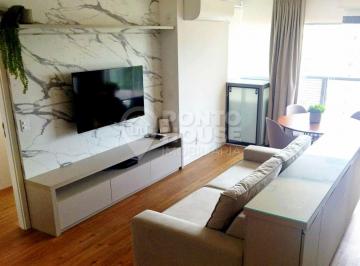 Apartamento · 49m² · 1 Quarto · 1 Vaga · Apartamento à venda em Mirandópolis 49 m², 1 suíte + lavabo e 1 vaga