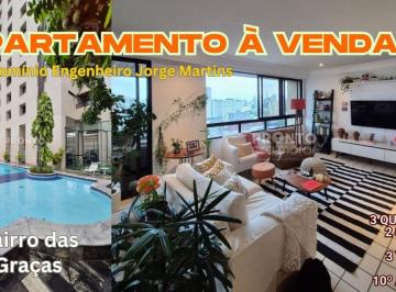 Apartamento de 3 quartos, Recife · APARTAMENTO À VENDA NAS GRAÇAS - RECIFE/PE 3 QUARTOS SENDO 2 SUITES 1 WC 3 VAGAS - well-4889
