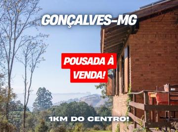 Comercial de 5 quartos, Gonçalves · Casa de 800m2 e 03 chalés à 01km do centro de Gonçalves MG