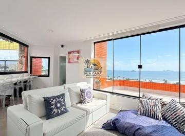 Apartamento · 200m² · 3 Quartos · 2 Vagas · Cobertura Duplex Mobiliada à Venda na Praia da Enseada – Tortuga | Guarujá | 200m² com Vista Mar