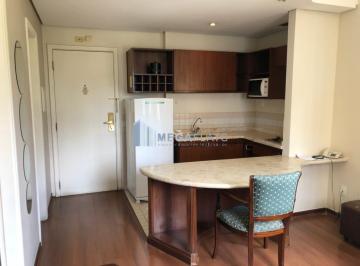 Foto 01 · Apartamento para locação na Vila Olímpia, São Paulo-SP: 1 quarto, 1 sala, 1 banheiro e 1 vaga de gar