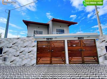 Casa de 2 quartos, Mongaguá · Sobrado novo com piscina - Lado praia