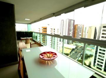 Apartamento · 126m² · 3 Quartos · 2 Vagas · Magnífico apartamento de 3 suítes + Gabinte no Seasons - Aquarius Pituba, pronto para morar!