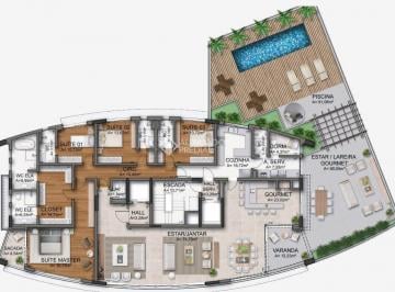 Apartamento · 491m² · 4 Quartos · 4 Vagas · Apartamento 04 suítes, um por andar, bairro Bela Vista