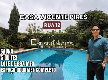 Foto 01 · CASA VICENTE PIRES RUA 12- 887 MTS- 5 SUÍTES -ESPAÇO GOURMET COMPLETO +SAUNA