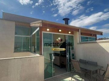 cobertura · Cobertura com 2 dormitórios à venda, 116 m² por R$ 480.000,00 - Vila Camilópolis - Santo André/SP