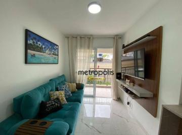sala · Apartamento com 2 dormitórios à venda, 63 m² por R$ 800.000,00 - Santo Antônio - São Caetano do Sul/