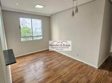 59a9898542e28134c73a8080adfd403a8d8613d3 · Apartamento com 2 dormitórios para alugar, 45 m² por R$ 2.313,00/mês - Ponte Grande - Guarulhos/SP