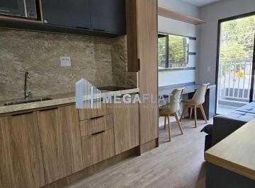Foto 01 · Aluguel de Apartamento em Santo Amaro, São Paulo-SP: 1 quarto, 1 sala, 1 banheiro, 26,00 m² de área