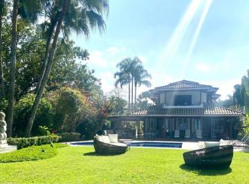 Imagem fachada · Casa Pé na Areia em Camburizinho, com 6 Suítes e Quadra de Tênis