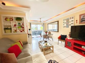 Imagem sala dois ambientes · Apartamento com 3 dormitórios a 250m da Praia da Enseada – Guarujá