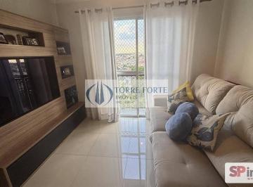 Apartamento · 58m² · 2 Quartos · 1 Vaga · Apartamento com 2 dormitorios, varanda e 1 vaga coberta na Vila Carmosina