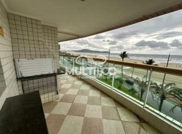 Apartamento · 170m² · 3 Quartos · 2 Vagas · Apartamento de 3 suítes com vista para o mar na Aviação, Praia Grande – 170 m², aluguel