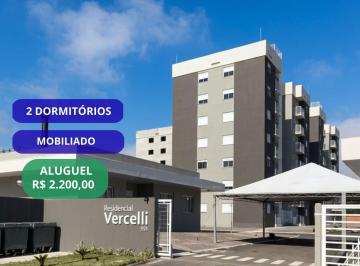 Apartamento · 37m² · 2 Quartos · 1 Vaga · Apartamento 2 Dormitórios Mobiliado com Garagem – Res. Vercelli