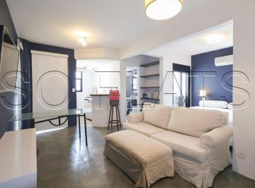 Apartamento · 34m² · 1 Quarto · 1 Vaga · Flat para locação na Vila Nova Conceição próx ao Pq do Ibirapuera, Hospital São Luiz e Faculdades.