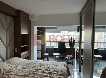 Apartamento · 32m² · 1 Quarto · 1 Vaga · STUDIO MOBILIADO | 32m² | VARANDA FECHADA | AO LADO DO METRÔ BROOKLIN