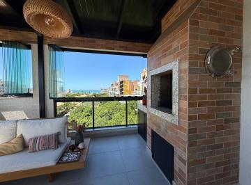 Apartamento · 177m² · 3 Quartos · 2 Vagas · Cobertura 3 suítes mobiliada com vista das praias de Canto Grande à venda em Bombinhas SC.