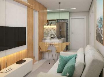 Sala de Estar (proj) · Rio Energy | Porto Maravilha - 2 quartos reformado com projeto contemporaneo