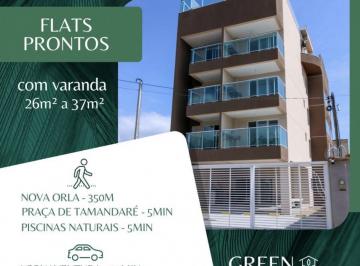 Apartamento · 1 Quarto · 1 Vaga · 
                                Flats localizados a 250 m2 da Praia dos Carneiros/ Tamandaré 
     
