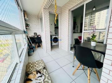 Apartamento · 45m² · 1 Quarto · 1 Vaga · Apartamento1 dorm - Varanda Gourmet e do Ladinho do Mar!