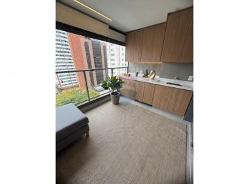 Apartamento · 55m² · 1 Quarto · 1 Vaga · Apartamento novo 55m2 1 quarto varanda 1 vaga em Higienópolis mobiliado ar condicionado