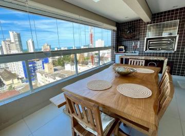 Apartamento · 113m² · 3 Quartos · 2 Vagas · Apto com 3 dormitorios (1 suíte), sacada Gourmet e academia na praia do Tombo. 112m² por R$920.000,0