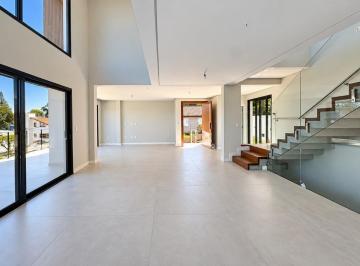 1 - Sala Estar e Jantar · Casa de 382m² com 3 suítes em Cacupé