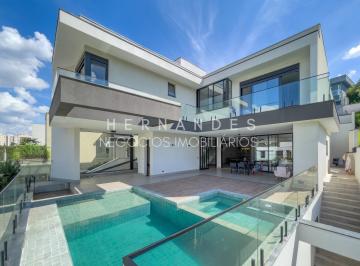 Foto 01 · Casa de luxo em condomínio, 5 quartos, 5 suítes, 8 banheiros, 477m², Tamboré, Santana de Parnaíba-SP