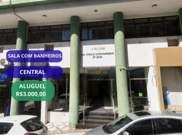 Comercial · 60m² · 1 Quarto · 🏢 Sala Comercial para Alugar - Edifício Costa Beber Cacism