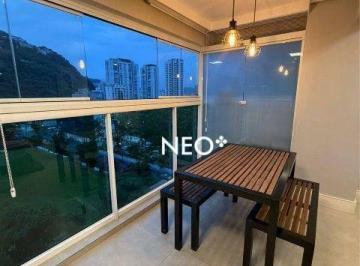 9d64bad5518fe1834b213adc5d4c5cae214b9f70 · Apartamento com 1 dormitório para alugar, 48 m² por R$ 4.100,00/mês - José Menino - Santos/SP