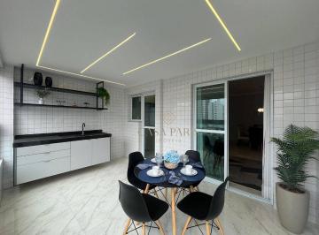 Varanda Gourmet · Apartamento DECORADO com 2 dormitórios à venda, 73 m² por R$ 775.000 - Caiçara - Praia Grande/SP