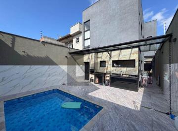 Casa · 148m² · 3 Quartos · 2 Vagas · Sobrado à venda no Jardim Quaresmeira III - Suzano | 3 Dormitórios ( 1 Suíte) | Piscina | Quintal Am