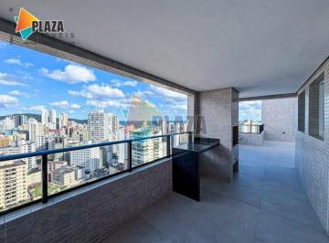 Apartamento · 154m² · 3 Quartos · 3 Vagas · Cobertura com 3 dormitórios à venda, 154 m² por R$ 1.500.000,00 - Vila Guilhermina - Praia Grande/SP