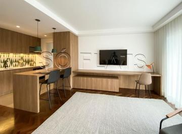 Apartamento · 52m² · 1 Quarto · 1 Vaga · More em Pinheiros com 2 vagas | Apartamento 52m² mobiliado perto do metrô e Av. Paulista