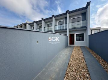 Casa · 70m² · 2 Quartos · 2 Vagas · Sobrado Geminado com 2 Dormitórios e 2 Vagas no Bairro Santa Catarina – Joinville | Próximo ao Forte