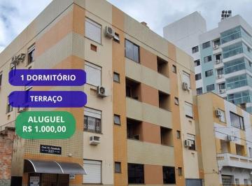Apartamento · 38m² · 1 Quarto · 1 Vaga · APARTAMENTO 1 DORMITÓRIO no térreo com terraço amplo e sacada, Centro de Santa M