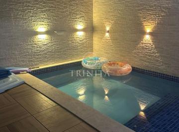 Área da Piscina - Noite · Residência Triplex com Piscina e Energia Solar no Recreio