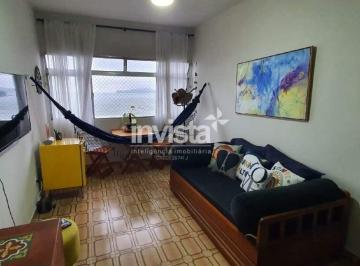 Apartamento · 33m² · Kitnet mobiliada com vista para o mar - Frente, Santos (José Menino) - 33 m²