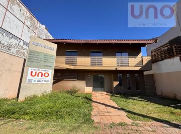 Fachada voltada para a rua Antônio Maria Coelho · Casa Comercial em Vila Planalto - Campo Grande