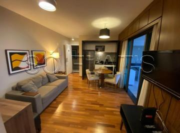 Apartamento · 65m² · 2 Quartos · 1 Vaga · Flat em Brooklin Paulista, São Paulo/SP de 65m² 2 quartos para locação R$ 5.500,00/mes