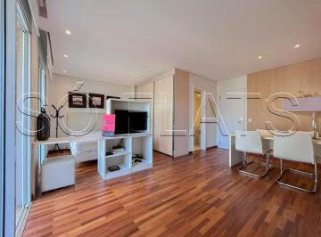 Apartamento · 47m² · 1 Quarto · 1 Vaga · Flat em Vila Nova Conceição, São Paulo/SP de 47m² 1 quartos para locação R$ 4.200,00/mes