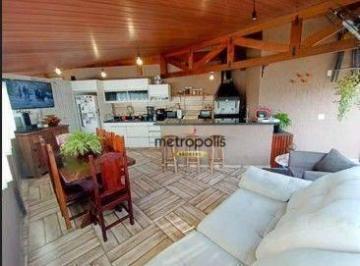 Área Gourmet · Cobertura com 3 dormitórios à venda, 154 m² por R$ 569.000,00 - Vila Gilda - Santo André/SP