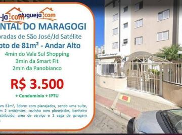 108ec31e110c00a4fbb0ef40630036ae210edb10 · Apartamento com 3 dormitórios para alugar, 82 m² por R$ 4.325/mês - Jardim Satélite - São José dos C