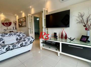 1fefae15c57a4f6c74b70176e1195dcbe8f7e280 · Apartamento com 3 dormitórios à venda, 104 m² por R$ 1.500.000,00 - Embaré - Santos/SP