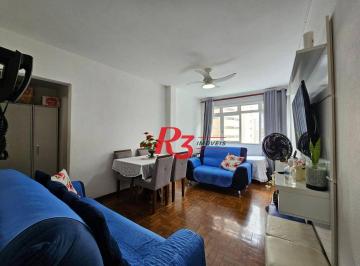 3c97f9b7b2be4f3616641caca8ed42c0e28bc4cc · Apartamento com 1 dormitório para alugar, 65 m² por R$ 3.000,00/mês - Gonzaga - Santos/SP