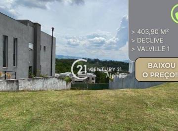 05c23a144b94e630be6ea9501db459bf9fb646d9 · Terreno à venda, 403 m² por R$ 990.000,00 - Valville 1 - Santana de Parnaíba/SP