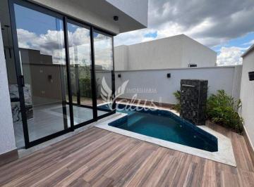 Casa de 3 quartos, Aparecida de Goiânia · Casa de 163m², 3 suítes, piscina, armários e lazer no Cond. Parqville Pinheiros - Ap. de Goiânia-GO.